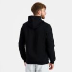 Clothing HVDBF42 Men Le Coq Sportif Hooded Sweatshirt Black - Image 4