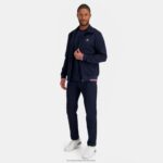 Clothing HVDBF431 Men Le Coq Sportif Zipped Sweatshirt Blue - Image 4