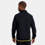 Clothing HVDBF432 Men Le Coq Sportif Zipped Sweatshirt Black - Image 4