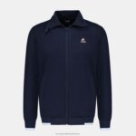 Clothing HVDBF433 Men Le Coq Sportif Zipped Sweatshirt Blue - Image 2