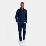 Clothing HVDBF433 Men Le Coq Sportif Zipped Sweatshirt Blue - Image 5