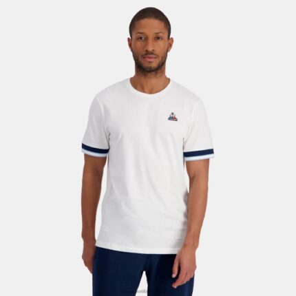 Clothing HVDBF434 Men Le Coq Sportif T-Shirt White