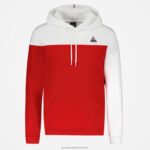 Clothing HVDBF435 Men Le Coq Sportif Hooded Sweatshirt Red - Image 2