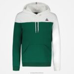 Clothing HVDBF436 Men Le Coq Sportif Hooded Sweatshirt Green - Image 2