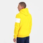 Clothing HVDBF438 Men Le Coq Sportif Hooded Sweatshirt Yellow - Image 4