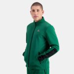 Clothing HVDBF439 Men Le Coq Sportif Zipped Sweatshirt Green