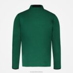 Clothing HVDBF439 Men Le Coq Sportif Zipped Sweatshirt Green - Image 3