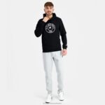 Clothing HVDBF43 Men Le Coq Sportif Hooded Sweatshirt Black - Image 5