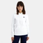 Clothing HVDBF441 Men Le Coq Sportif Hooded Sweatshirt White - Image 6
