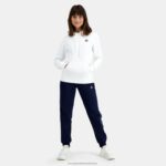 Clothing HVDBF441 Men Le Coq Sportif Hooded Sweatshirt White - Image 8