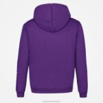 Clothing HVDBF442 Men Le Coq Sportif Hooded Sweatshirt Purple - Image 3