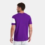 Clothing HVDBF444 Men Le Coq Sportif T-Shirt Purple - Image 4
