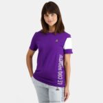 Clothing HVDBF444 Men Le Coq Sportif T-Shirt Purple - Image 7