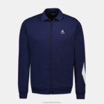 Clothing HVDBF445 Men Le Coq Sportif Zipped Sweatshirt Blue - Image 2