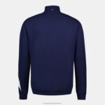 Clothing HVDBF445 Men Le Coq Sportif Zipped Sweatshirt Blue - Image 3