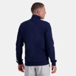 Clothing HVDBF445 Men Le Coq Sportif Zipped Sweatshirt Blue - Image 4