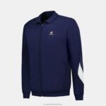 Clothing HVDBF445 Men Le Coq Sportif Zipped Sweatshirt Blue - Image 6