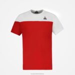 Clothing HVDBF446 Men Le Coq Sportif T-Shirt Red - Image 2