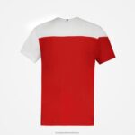 Clothing HVDBF446 Men Le Coq Sportif T-Shirt Red - Image 3
