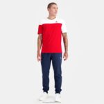Clothing HVDBF446 Men Le Coq Sportif T-Shirt Red - Image 5