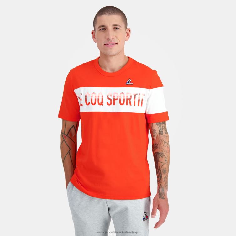 clothing_hvdbf448_men_le_coq_sportif_t_shirt_multicoloured.jpg Clothing HVDBF448 Men Le Coq Sportif T-Shirt Multicoloured - Image 1