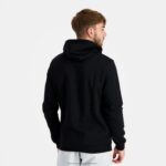 Clothing HVDBF44 Men Le Coq Sportif Hooded Sweatshirt Black - Image 4
