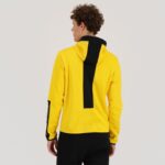 Clothing HVDBF451 Men Le Coq Sportif Hooded Sweatshirt Yellow - Image 4