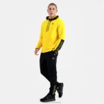 Clothing HVDBF451 Men Le Coq Sportif Hooded Sweatshirt Yellow - Image 7