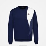 Clothing HVDBF452 Men Le Coq Sportif Sweatshirt Blue - Image 2