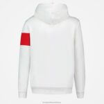 Clothing HVDBF454 Men Le Coq Sportif Hooded Sweatshirt White - Image 3