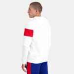 Clothing HVDBF454 Men Le Coq Sportif Hooded Sweatshirt White - Image 4