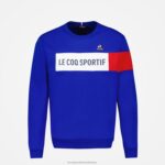 Clothing HVDBF456 Men Le Coq Sportif Sweatshirt Blue - Image 2