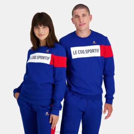 Clothing HVDBF456 Men Le Coq Sportif Sweatshirt Blue