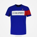 Clothing HVDBF457 Men Le Coq Sportif T-Shirt Blue - Image 2