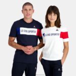Clothing HVDBF458 Men Le Coq Sportif T-Shirt Blue