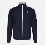 Clothing HVDBF459 Men Le Coq Sportif Zipped Sweatshirt Blue - Image 2