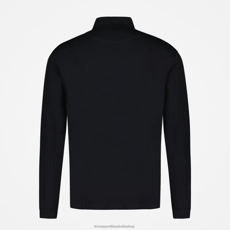 Clothing HVDBF461 Men Le Coq Sportif Long-Sleeve T-Shirt Black - Image 2