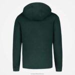 Clothing HVDBF462 Men Le Coq Sportif Hooded Sweatshirt With Zip Green - Image 3