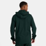 Clothing HVDBF462 Men Le Coq Sportif Hooded Sweatshirt With Zip Green - Image 4