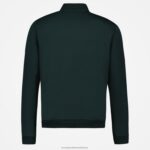 Clothing HVDBF463 Men Le Coq Sportif Zipped Sweatshirt Green - Image 3