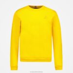 Clothing HVDBF464 Men Le Coq Sportif Sweatshirt Yellow - Image 2