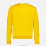 Clothing HVDBF464 Men Le Coq Sportif Sweatshirt Yellow - Image 3