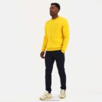 Clothing HVDBF464 Men Le Coq Sportif Sweatshirt Yellow - Image 4