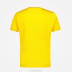 Clothing HVDBF465 Men Le Coq Sportif T-Shirt Yellow - Image 3