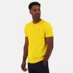 Clothing HVDBF465 Men Le Coq Sportif T-Shirt Yellow - Image 5