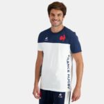 Clothing HVDBF469 Men Le Coq Sportif T-Shirt Multicoloured