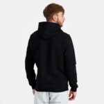 Clothing HVDBF46 Men Le Coq Sportif Hooded Sweatshirt Black - Image 2