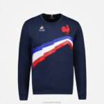 Clothing HVDBF470 Men Le Coq Sportif Sweatshirt Blue - Image 2