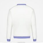 Clothing HVDBF472 Men Le Coq Sportif Zipped Sweatshirt White - Image 3
