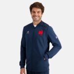 Clothing HVDBF474 Men Le Coq Sportif Zipped Sweatshirt Blue